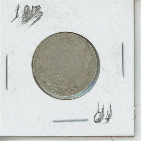 1913 Canadian Quarter