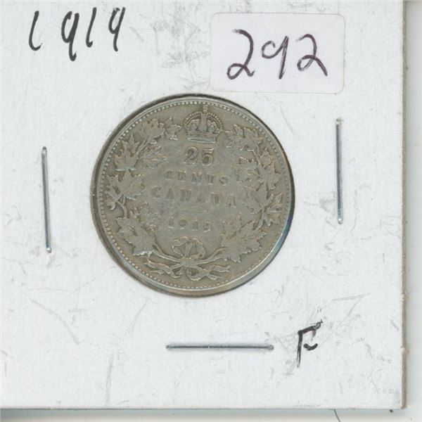 1914 Canadian Quarter