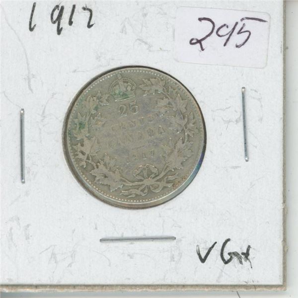 1917 Canadian Quarter