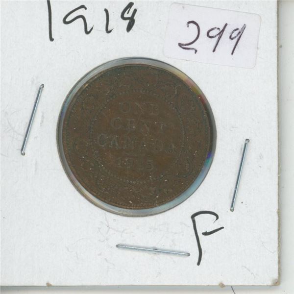 1918 Canadian Large Penny