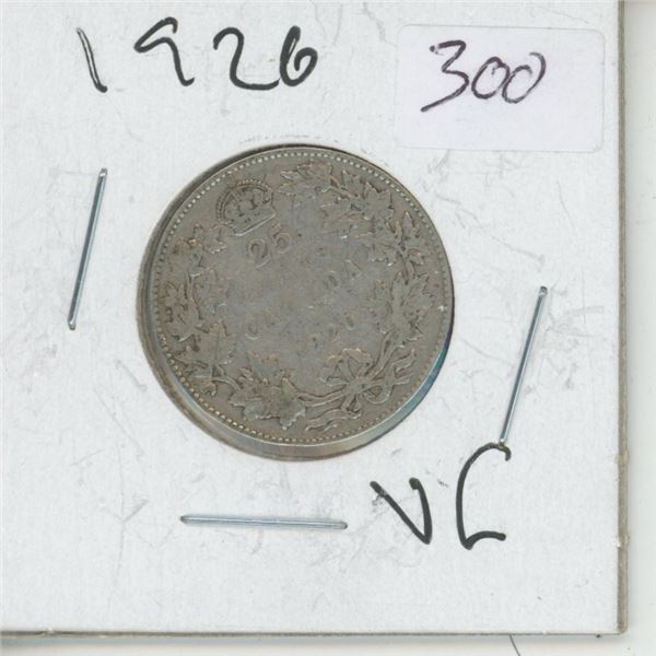 1920 Canadian Quarter