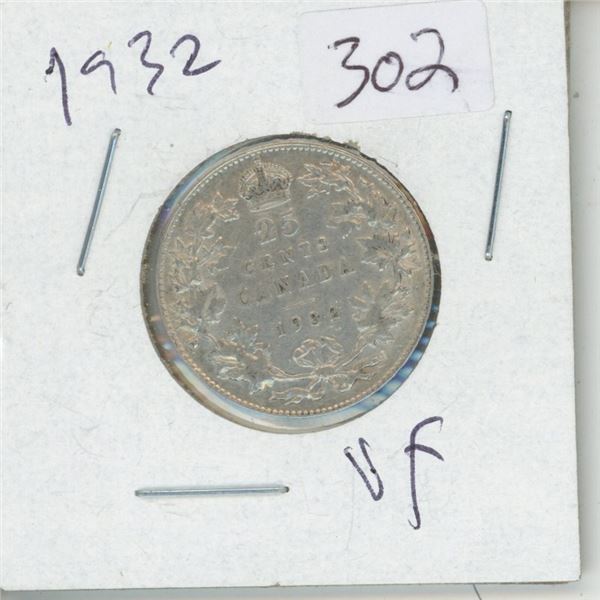 1932 Canadian Quarter