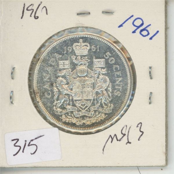 1967 Canadian 50 Cent Piece