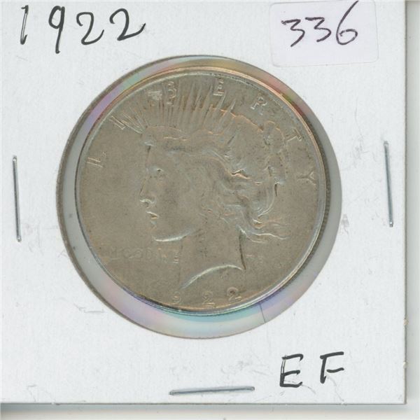 1922 S US Peace Dollar