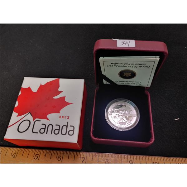 2013 O Canada $10 Silver Coin Canadian Summer Fun