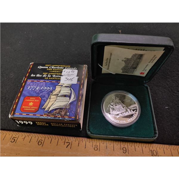 1774-1999 Queen Charlotte Islands Proof Dollar