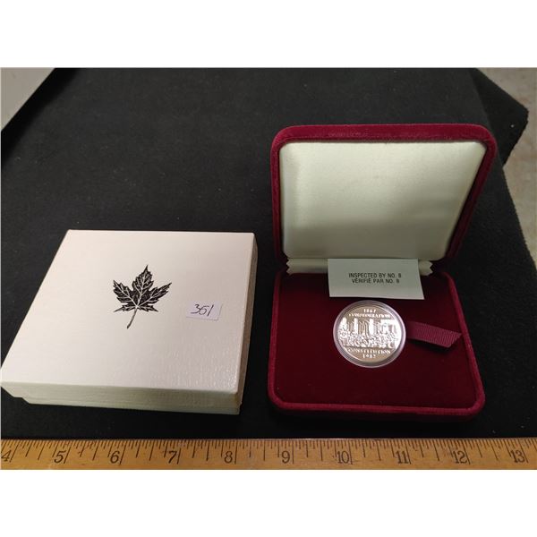1867-1982 Confederation to Constitution Canadian Silver Dollar