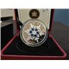Image 2 : 2010 $20 Silver Coin - Crystal Snowflake (Blue)