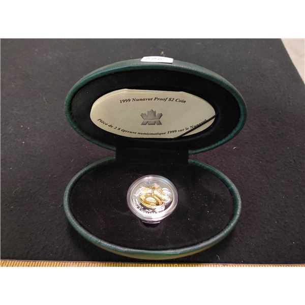 1999 Nunavut Proof $2 Coin