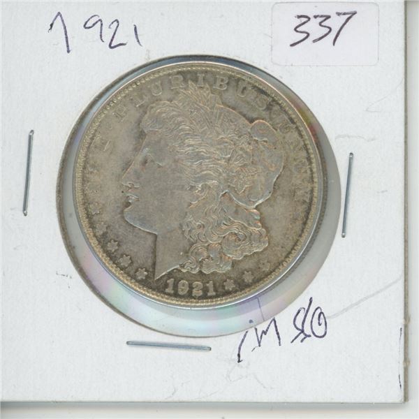 1921 American Silver Dollar