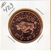 Image 1 : 1 OUNCE COPPER  .999 FINE - ZODIAC - TAURUS