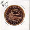Image 1 : 1 OUNCE COPPER  .999 FINE - ZODIAC - VIRGO