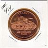Image 1 : 1 OUNCE COPPER  .999 FINE - US ARMY - M4 SHERMAN TANK