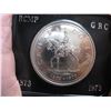 Image 2 : 1973 CANADIAN CASED SILVER DOLLAR - R.C.M.P.  CENTENNIAL