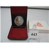 Image 1 : 1977 CANADIAN CASED SILVER DOLLAR - THRONE of the SENATE