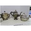 Image 1 : 4 Silver Plate Tea Pots