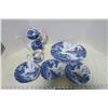 Image 2 : 6 pcs Blue Dishes