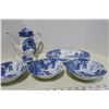 Image 4 : 6 pcs Blue Dishes