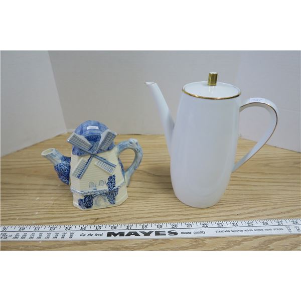 2 Tea Pots, One is West Germany