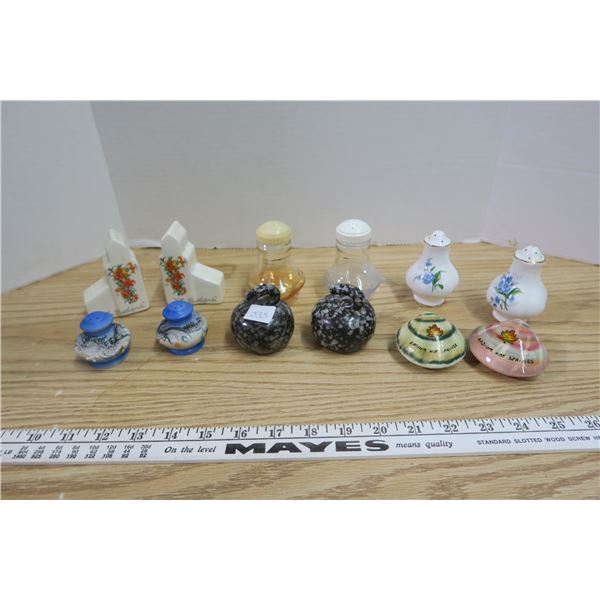 6 Pair Salt & Pepper