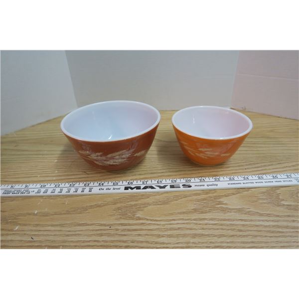 2 Pyrex Bowls