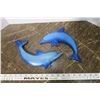Image 1 : 2 Dolphin Chalkware Pieces