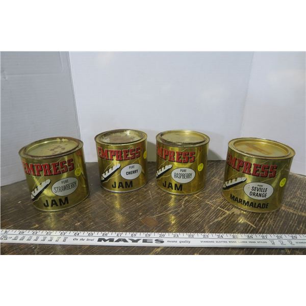 4 Medium Empress Tins