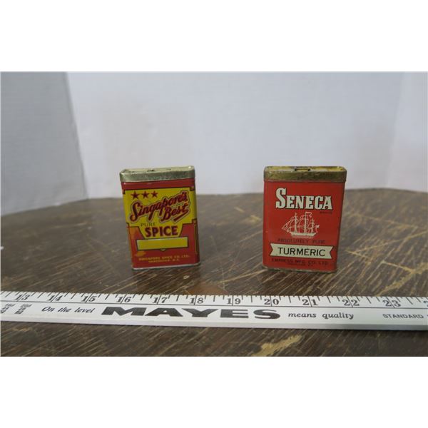 2 Small Tins - Seneca & Singapores Best