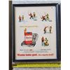 Image 1 : VINTAGE  FRAMED ADVERTISING "WINSTON"