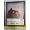 Image 1 : VINTAGE  FRAMED ADVERTISING "MALBORO" (MISSING GLASS)