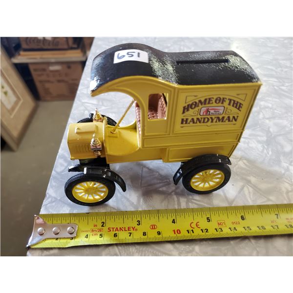 1905 FORD'S FIRST DELEIVERY CAR COIN BANK