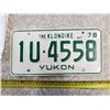 Image 1 : 1978 YUKON LICENSE PLATE