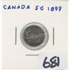 Image 1 : 1899 CANADA 5 CENTS COIN