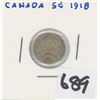 Image 1 : 1918 CANADA 5 CENTS COIN