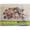 Image 1 : 56 Canadian + American Pennies