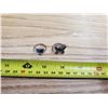 Image 1 : 2 Butterfly Stone Rings – Sizes 5.5 and 7.5