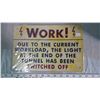 Image 1 : Work! Sign