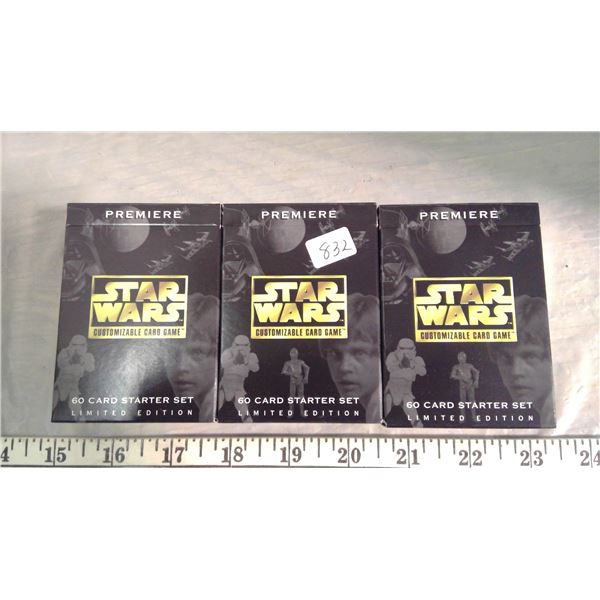 3 boxes Star Wars game cards Schmalz Auctions