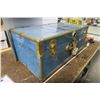 Image 2 : Blue Metal Storage Trunk