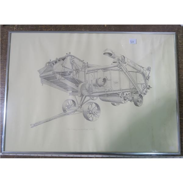 Limited Edition Print "Threshing Machine" signed and numbered 12/500