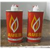 Image 2 : Vintage Fisher/Aver lighter fuel tins - empty
