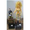 Image 1 : Naughty "GO-GO" girl drink mixer and fireman pump liquor dispenser - Piano glass