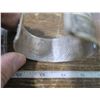 Image 2 : Fancy silver cuff bracelet 1 1/4' wide engraved on inside