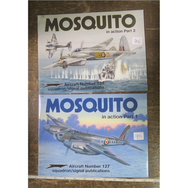 Books on aircraft- Mosquito in action Aircraft publications #127 & #139