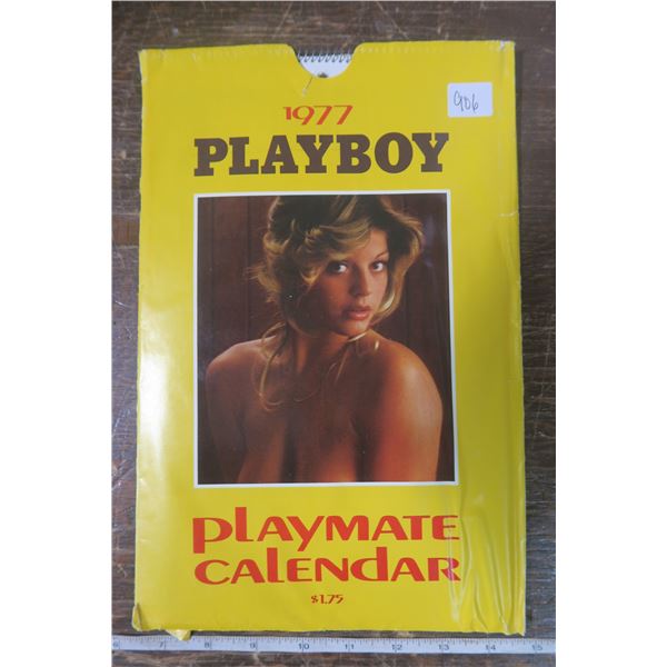 1977 Playboy playmate calendar complete with sleeve