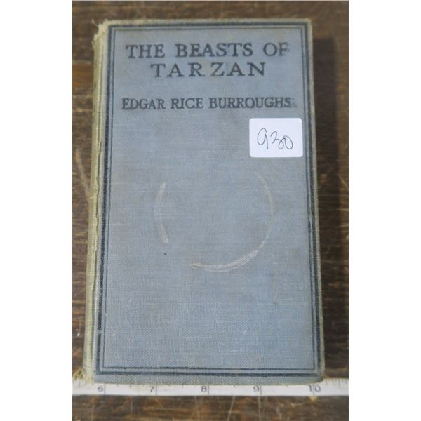 "Beasts of Tarzan" Hardcover book 1920's Edgar Rice Burroughs