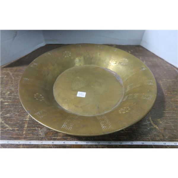 Antique brass gold Panning pan