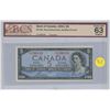 Image 1 : 1954 Modified Portrait $5. Bouey-Rasminsky signatures. BC-39c. BCS certified and graded Choice Unc 6