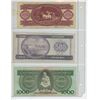 Image 2 : Hungary. Lot of 3 Notes: 1984 100 Forint, 1980 500 Forint & 1983 1000 Forint. VF.