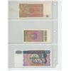 Image 2 : Myanmar. Lot of 3 notes from this military dictatorship that used to be called Burma. 1990 1 Kyat, 1